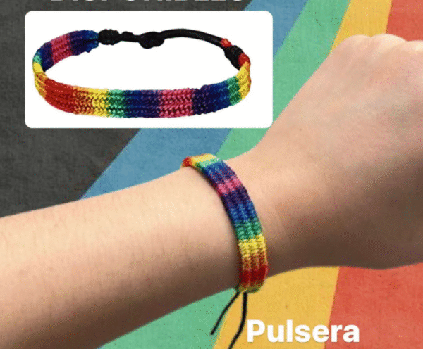 Pulsera hilo grueso lgbt